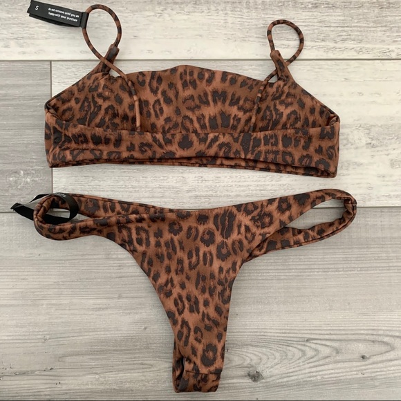 ❤️SOLD❤️ Ark Swimwear Leopard Bikini NWT - Picture 9 of 14
